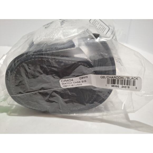 Coach Signature Watch Case Canvas & Leather Charcoal Black - CR404 - Picture 7 of 7